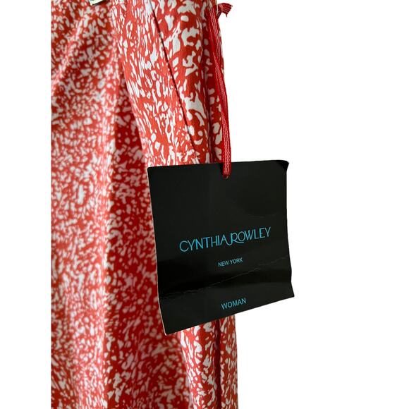 Cynthia Rowley Woman Terracotta Print Pants 20W - Picture 4 of 7